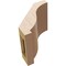 Ekena Millwork 5-inch W x 6-inch D x 6-inch H Baker Rough Cedar Woodgrain TimberThane Knee Brace, Primed BRCUR05X06X06BKRRCPR - alternate 6